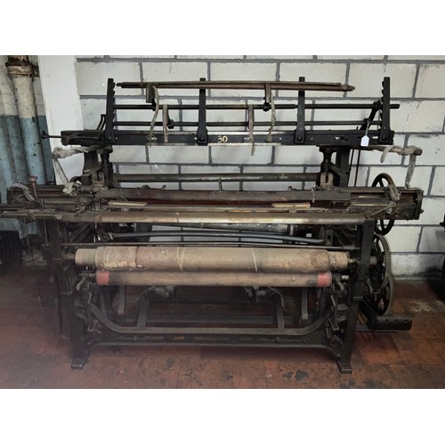 77 - A Yorkshire cross-bar weaving loom, 149cm high x 221cm wide x 116cm deep.
***Please note this lot is... 