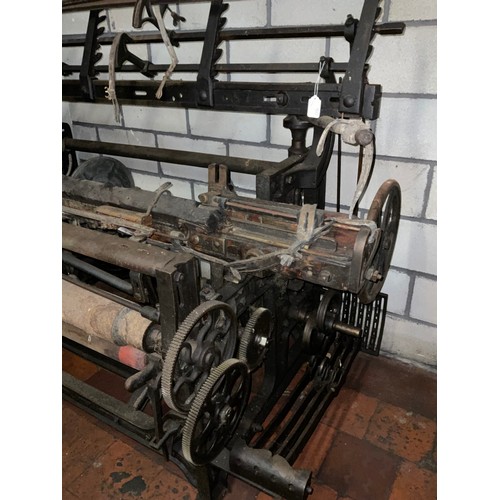 77 - A Yorkshire cross-bar weaving loom, 149cm high x 221cm wide x 116cm deep.
***Please note this lot is... 