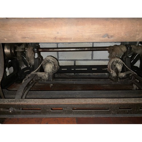 77 - A Yorkshire cross-bar weaving loom, 149cm high x 221cm wide x 116cm deep.
***Please note this lot is... 