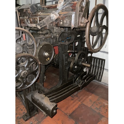 77 - A Yorkshire cross-bar weaving loom, 149cm high x 221cm wide x 116cm deep.
***Please note this lot is... 