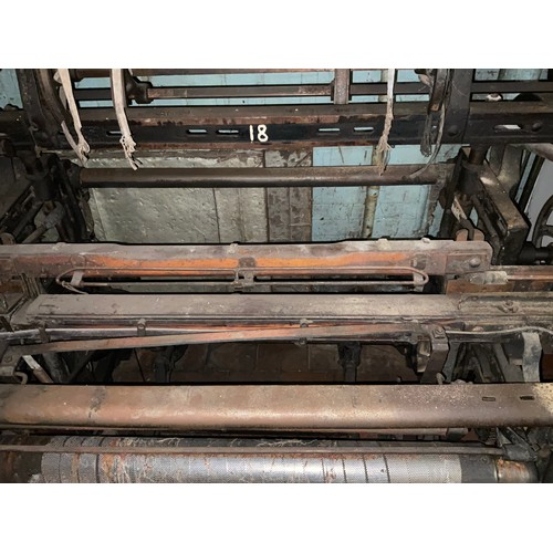 78 - A Yorkshire cross-bar weaving loom, 152cm high x 203cm wide x 114cm deep.
***Please note this lot is... 