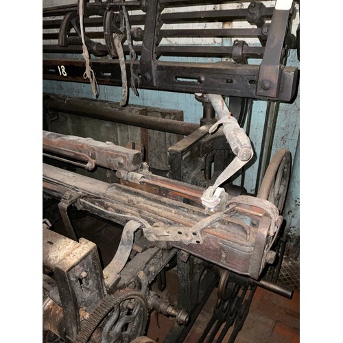 78 - A Yorkshire cross-bar weaving loom, 152cm high x 203cm wide x 114cm deep.
***Please note this lot is... 