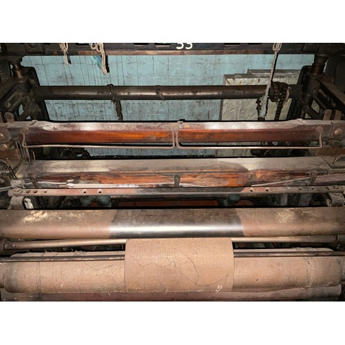 79 - A Yorkshire cross-bar weaving loom, 152cm high x 218cm wide x 108cm deep.
***Please note this lot is... 