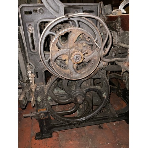 79 - A Yorkshire cross-bar weaving loom, 152cm high x 218cm wide x 108cm deep.
***Please note this lot is... 