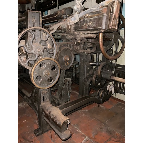 79 - A Yorkshire cross-bar weaving loom, 152cm high x 218cm wide x 108cm deep.
***Please note this lot is... 