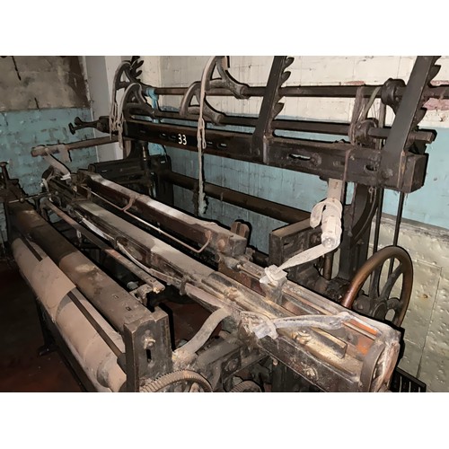 79 - A Yorkshire cross-bar weaving loom, 152cm high x 218cm wide x 108cm deep.
***Please note this lot is... 