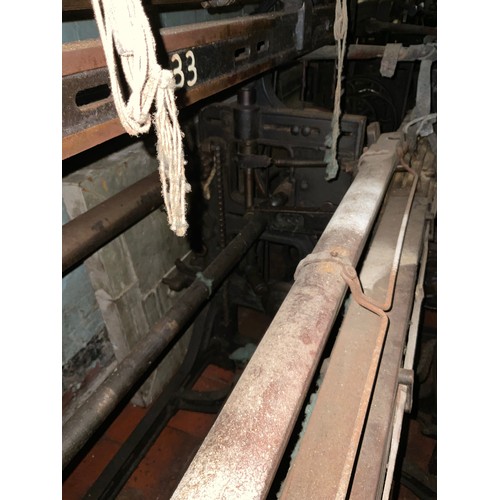 79 - A Yorkshire cross-bar weaving loom, 152cm high x 218cm wide x 108cm deep.
***Please note this lot is... 