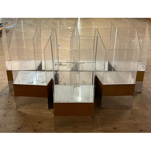 89 - A set of eight shop display bin, 90cm high, 47cm wide, 30.5cm deep (8)
***Please note this lot is lo... 