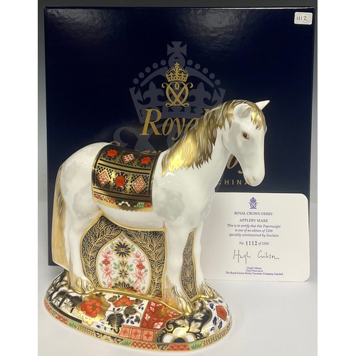 5019 - A Royal Crown Derby paperweight, Appleby Mare, exclusively commissioned by Sinclairs, limited editio... 