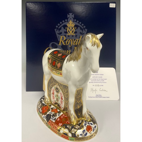 5019 - A Royal Crown Derby paperweight, Appleby Mare, exclusively commissioned by Sinclairs, limited editio... 