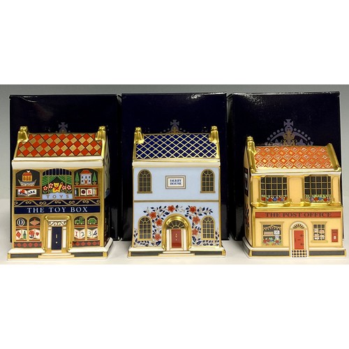 5201 - A Royal Crown Derby miniature model, The Post Office, Govier's exclusive, limited edition of 750, 9c... 