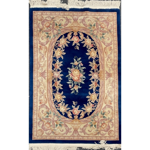 203 - A Oriental ‘Kayam’ woollen rug;  a kilim type rug;  etc, sizes - 191cm x 122cm, another 234cm x 79cm... 