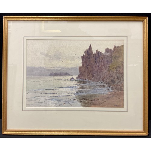 504 - William Samuel Parkyn (1875 - 1949)
The Cornish Coast
signed, watercolour, 26cm x 37cm