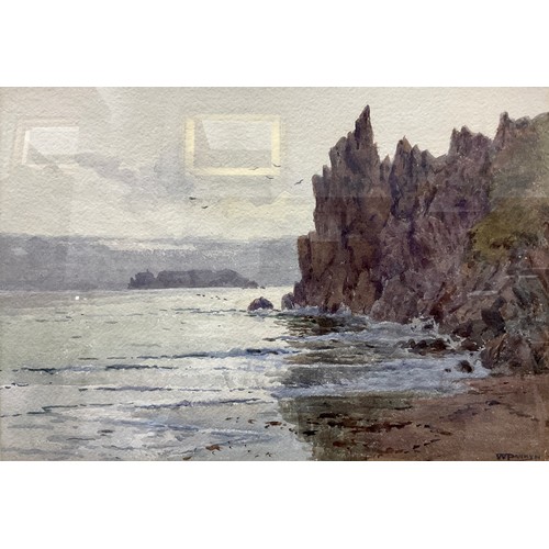 504 - William Samuel Parkyn (1875 - 1949)
The Cornish Coast
signed, watercolour, 26cm x 37cm