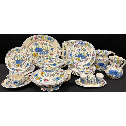 542 - Masons Regency ware including; two lidded tureens, six lunch plates, meat dish, jugs; etc.