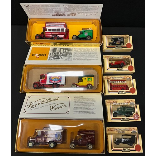 576 - Diecast Vehicles - Corgi, Matchbox, Lledo etc inc Vans, Cars, Buses, limited editions, multi vehicle... 