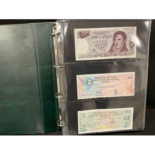 647 - Bank Notes/Notaphily - collection of international bank Notes mostly African, Asian and South Americ... 