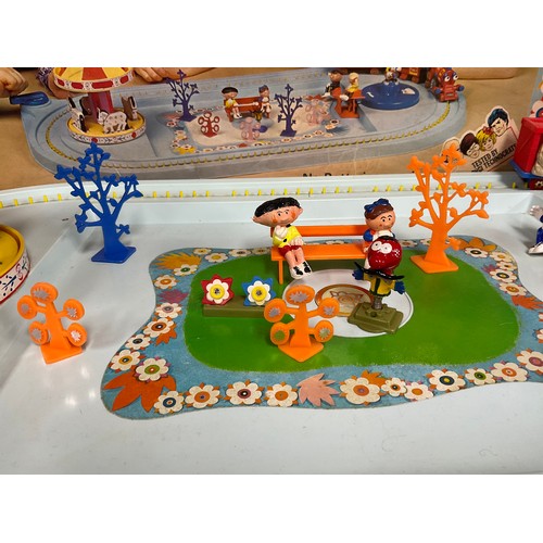 6001 - Corgi - 853 Magic Roundabout Playground, with See-Saw, Carousel, figures and accessories, boxed; 851... 