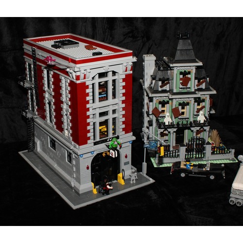 6475 - Lego - Ghostbusters, 75827 Firehouse Headquarters, unboxed; 21108 Ecto-1, unboxed; Monster Fighters,... 