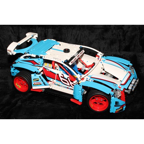 6519 - Lego - Technic, 8458 Silver Champion, unboxed; 42039 24 Hours Race Car, unboxed; 42077 Rally Car, un... 