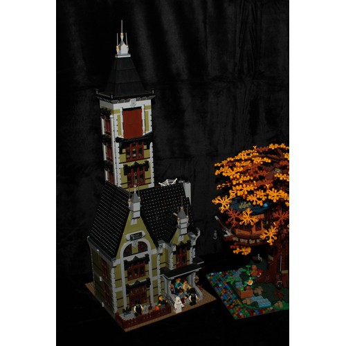 6499 - Lego - Marvel, 76218 Sanctum Sanctorum, unboxed; Ideas, 21318 Tree House, unboxed; Icons, 10273 Haun... 