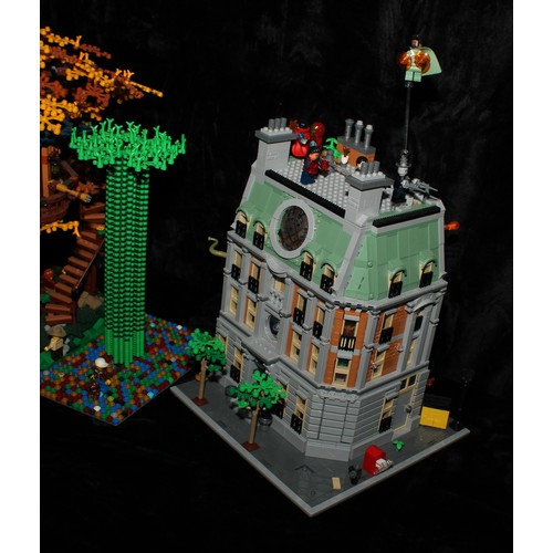 6499 - Lego - Marvel, 76218 Sanctum Sanctorum, unboxed; Ideas, 21318 Tree House, unboxed; Icons, 10273 Haun... 