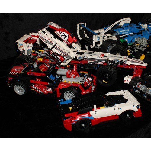 6502 - Lego - Racers, 8461 Williams F1 Racer, unboxed; 8649 Nitro Menace, unboxed; Technic, 42000 Grand Pri... 