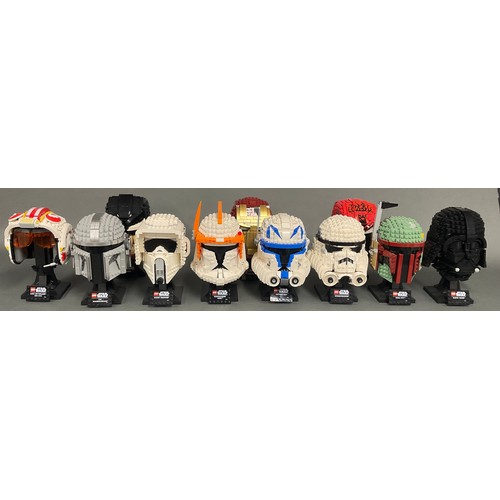 6503 - Lego - Star Wars Helmets Collection, 75304 Darth Vader; 75276 Storm Trooper; 75349 Captain Rex; 7532... 