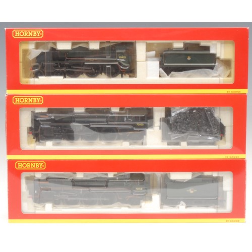 6244 - Hornby Model Railways - R2847X BR Late Standard Class '72008 Clan Macleod' locomotive, 00 gauge, box... 