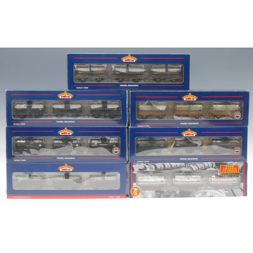 6113 - Bachmann Branch-Line Model Railways - seven 14 Ton Tank Wagons comprising 37-666B 'Esso' Black (Weat... 