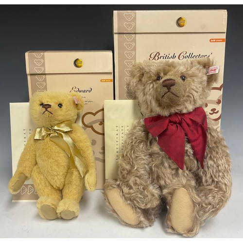 6374 - Steiff - EAN 662218 Old Brown Bear, from the British Collector's Teddy bear 2006 edition, trademark ... 