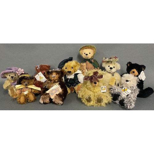 6367 - Artist Teddy Bears - Tedi Ty Coed, made in Wales by Susan Davies, Gemma, limited edition 1/1, mohair... 