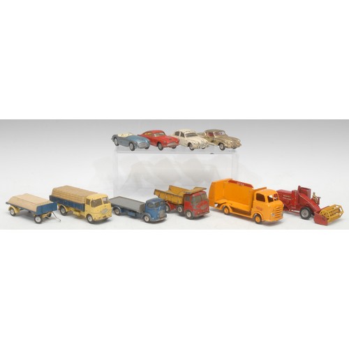 6021 - Toys and Juvenalia - A Corgi Toys E.R.F. model 44G platform lorry, yellow cab, chassis and wheel arc... 