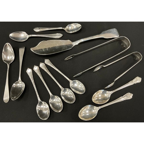 A pair of George III silver sugar tongs, George Wintle, London 1791 ...