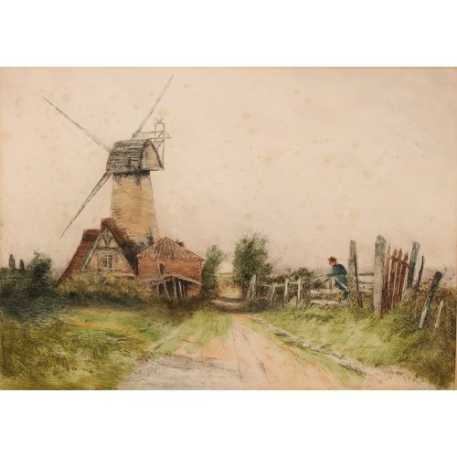 435 - William Tatton Winter R.B.A., (1855-1928), by and after, a pair, Saint Martin's Mill and The Cloiste... 