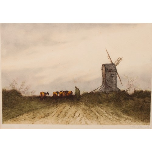 435 - William Tatton Winter R.B.A., (1855-1928), by and after, a pair, Saint Martin's Mill and The Cloiste... 