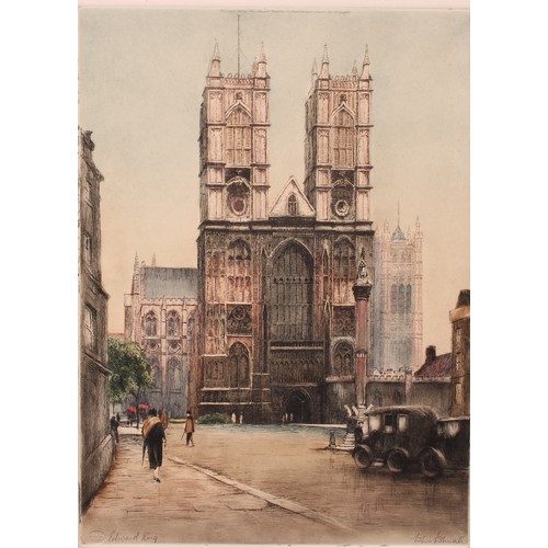 446 - Cecil Tatton Winter (1895-1954), after Edward King (1862-1951), a pair, St Margaret's Chapel Westmin... 