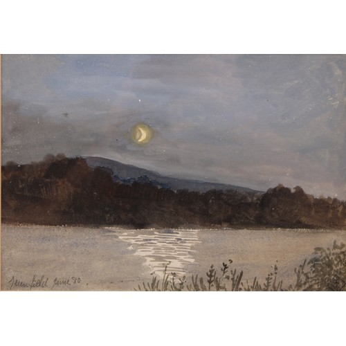 400 - William Tatton Winter, RBA, (1855-1928), A similar pair - ‘Wind-swept Pond’, and ‘Greenfield, by moo... 