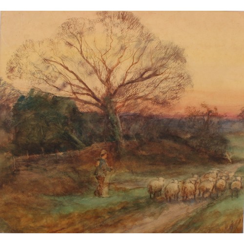 409 - William Tatton Winter, RBA, (1855-1928)
Reigate Heath
watercolour, 30cm x 32.5cm