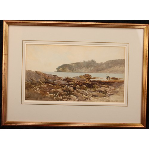 417 - William Tatton Winter, RBA, (1855-1928)
Durlstone Head, Swanage
signed, watercolour, 20cm x 34.5cm