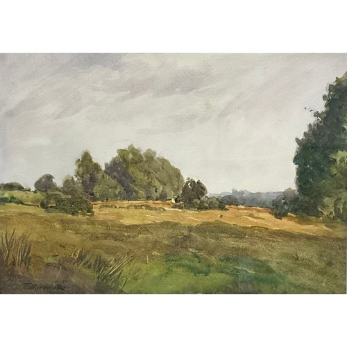 421 - William Tatton Winter, RBA, (1855 - 1928), On the Deben, Suffolk’, signed, watercolour, 24cm x 32cm;... 