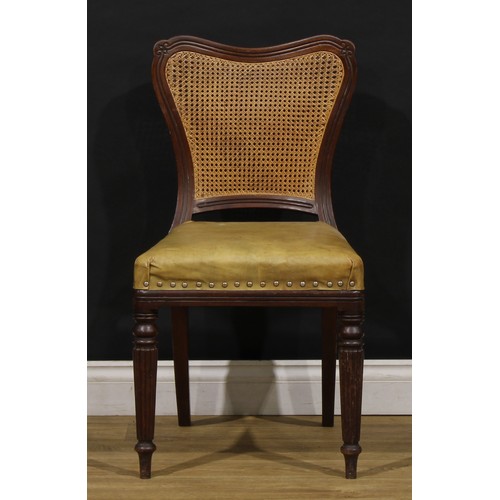 2457 - A set of ten Victorian mahogany dining chairs, in the manner of Gillows of Lancaster and London, car... 