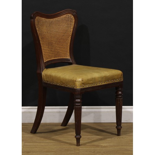 2457 - A set of ten Victorian mahogany dining chairs, in the manner of Gillows of Lancaster and London, car... 