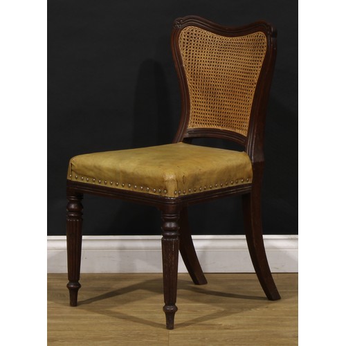 2457 - A set of ten Victorian mahogany dining chairs, in the manner of Gillows of Lancaster and London, car... 