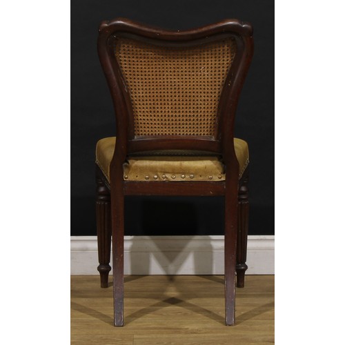 2457 - A set of ten Victorian mahogany dining chairs, in the manner of Gillows of Lancaster and London, car... 