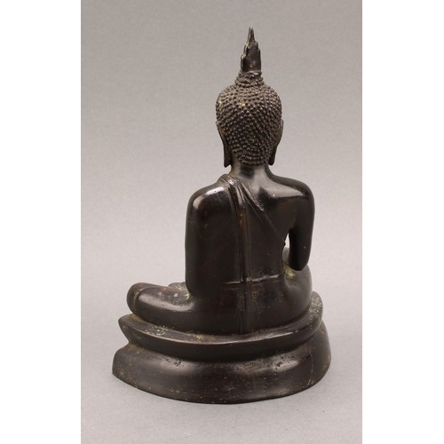 1314 - Chinese/Burmese School (early 20th century), a bronze Buddha, seated in meditation, 20cm high