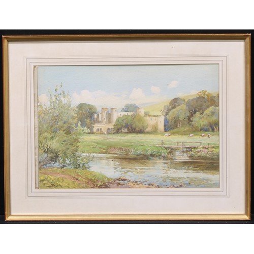 368 - Harold Gresley (1892-1967) 
Rhuddlan Castle, North Wales 
signed, watercolour, 38cm x 54cm