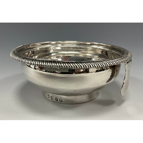 794 - A George III sterling silver strainer wine funnel head, hallmarked with makers indistinct, possibly ... 