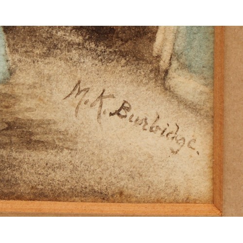 575 - M K Burbidge (early 20th century)
At the Harpsichord
signed, watercolour, 22cm x 14.5cm