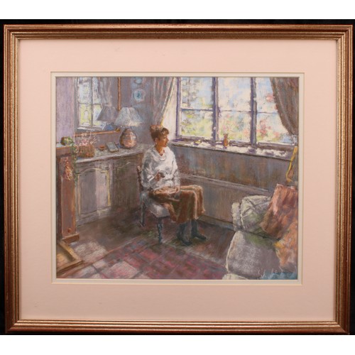 Leslie Shelton (british School, Contemporary) Reflections Signed 